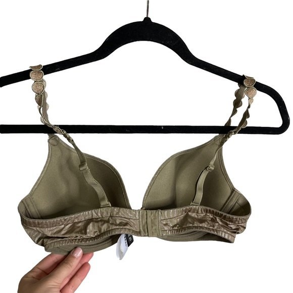 Marie Jo Women's Sz 36C L’Aventure Tom Green Zebra Print Underwire Bra - Picture 5 of 9